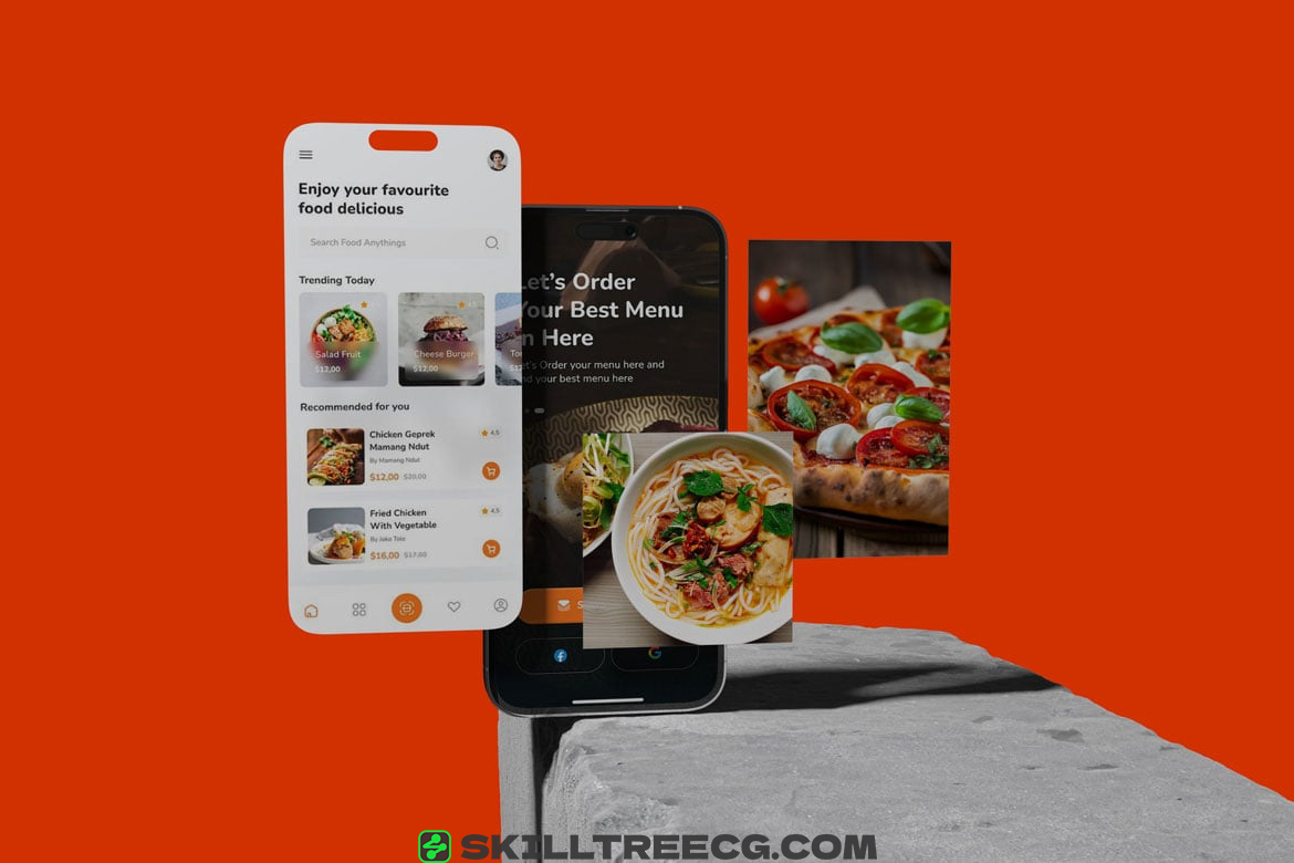 图片[2]-Realistic Screen Phone Device Mockup（585946）-技能树